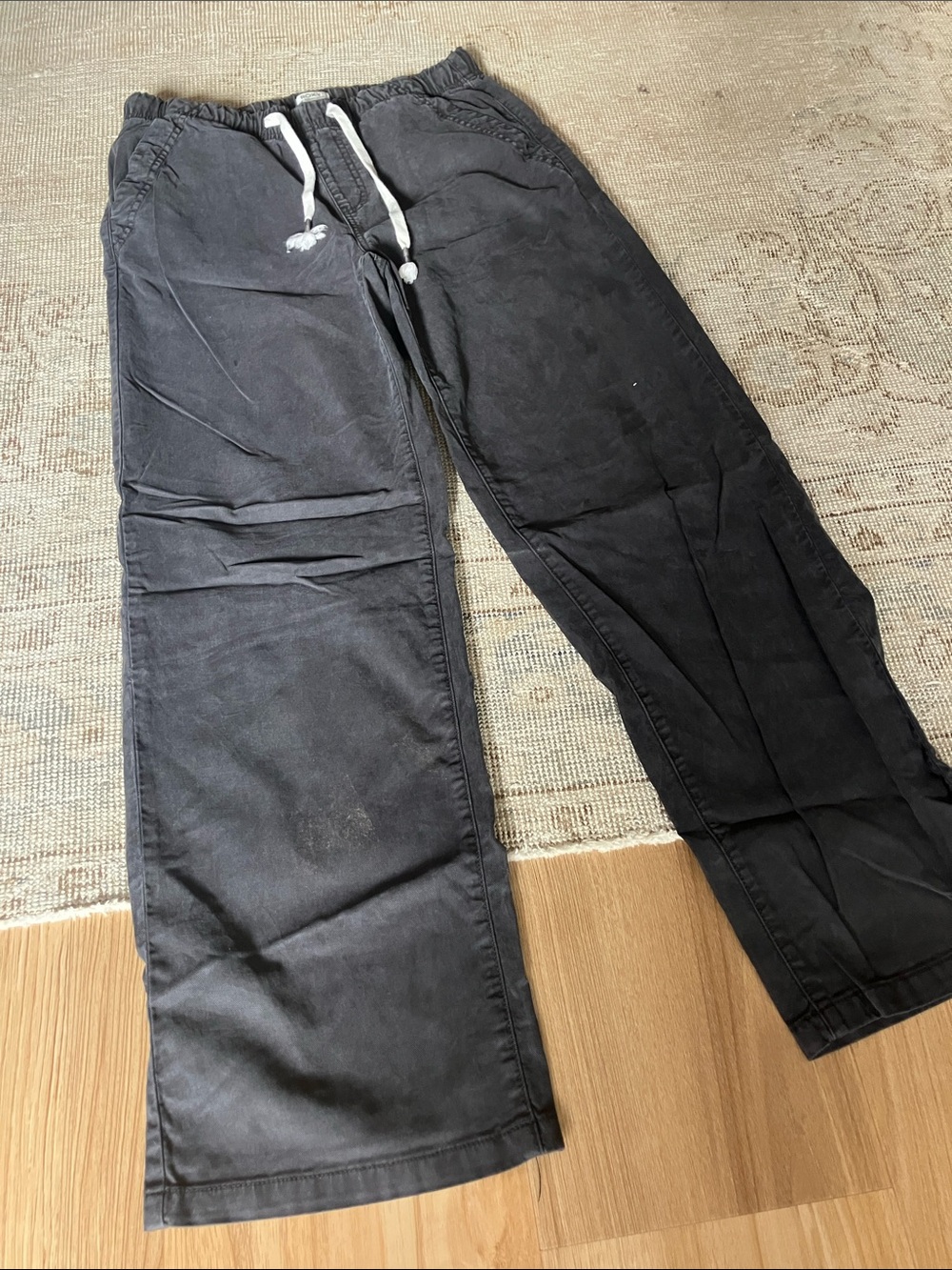 Roxy Black Drawstring Casual Pants